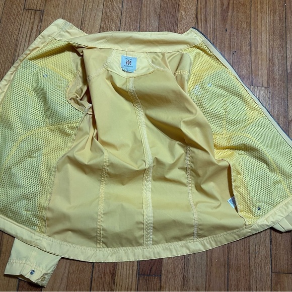 Royal Robbins Windbreaker Jacket Womens Med Yellow Zip Up Lightweight Outdoors - Picture 6 of 11